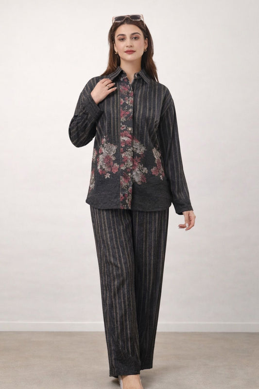 Two-piece co-ord set (shirt + pant)