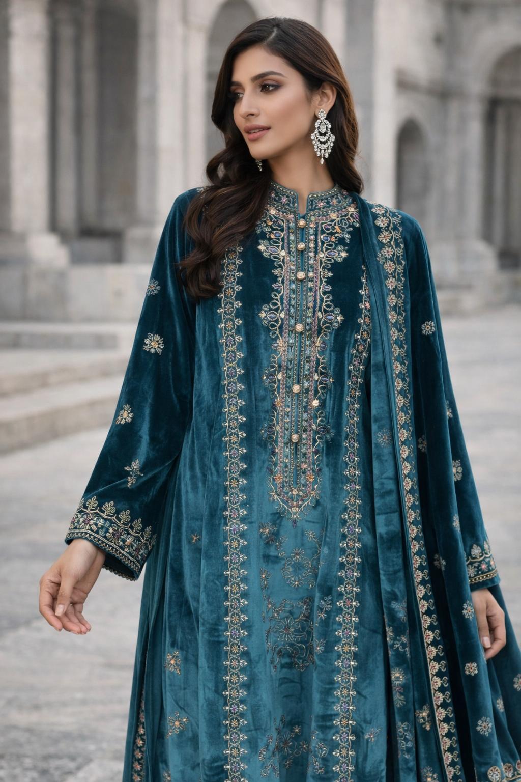 High-quality velvet wool blend - soft, warm, and rich in texture