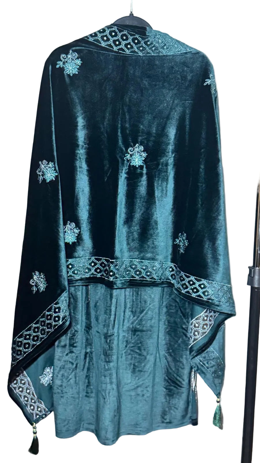 Emerald Velvet Kurta Set
