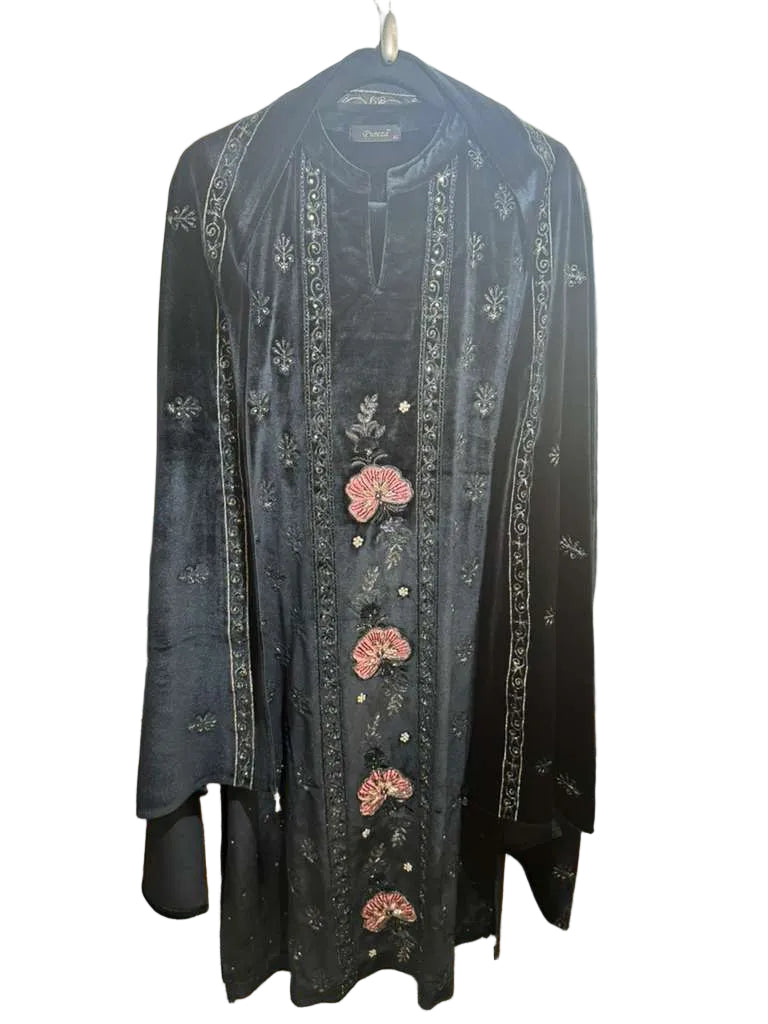 Elegant Velvet royal blue suit set